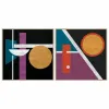Canvas DKD Home Decor polistirols Canvas 83 x 4,5 x 83 cm