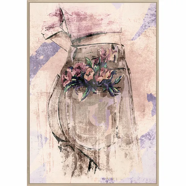 Полотно DKD Home Decor полистирол Полотно Женщина