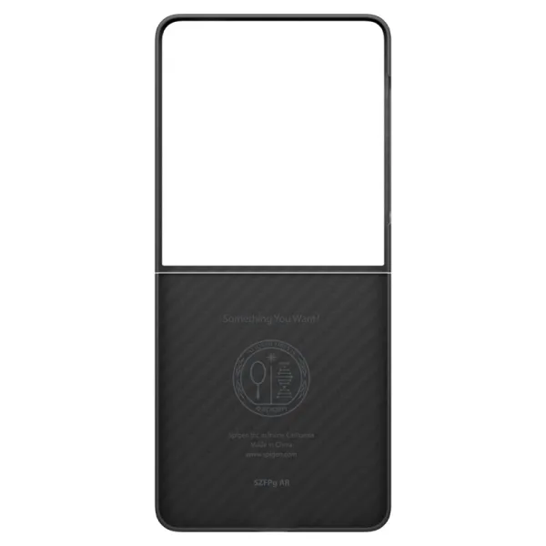Spigen Airskin Aramid - Case for Samsung Galaxy Z Flip 7 (Black)