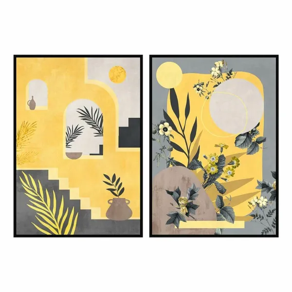 Canvas DKD Home Decor polystyrene Canvas