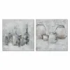Drobė DKD Home Decor Pušis Drobė 100 x 2,8 x 100 cm