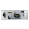 3 attēlu komplekts DKD Home Decor Alumīnijs Koks MDF 240 x 3 x 80 cm (3 Daudzums)