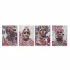 Canvas DKD Home Decor Canvas Koks MDF 30 x 1,8 x 40 cm (4 Daudzums)