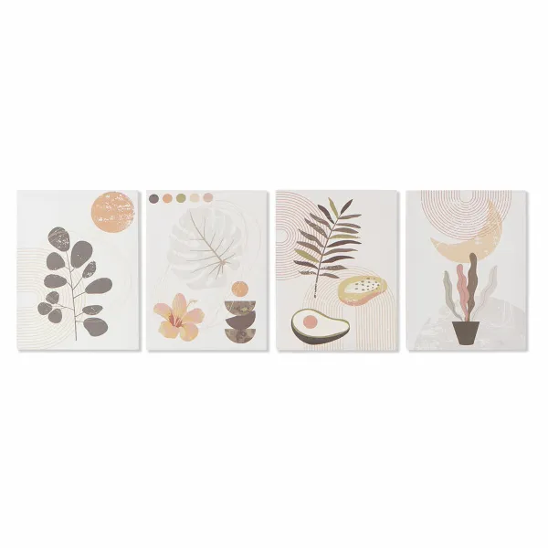 Полотно DKD Home Decor Полотно Деревянный MDF 30 x 1,8 x 40 cm (4 Предметы)