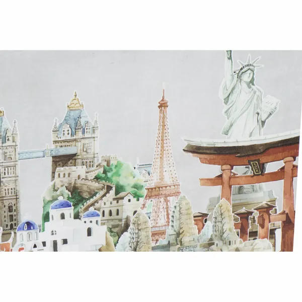 Canvas DKD Home Decor Canvas Koks MDF 90 x 2 x 30 cm