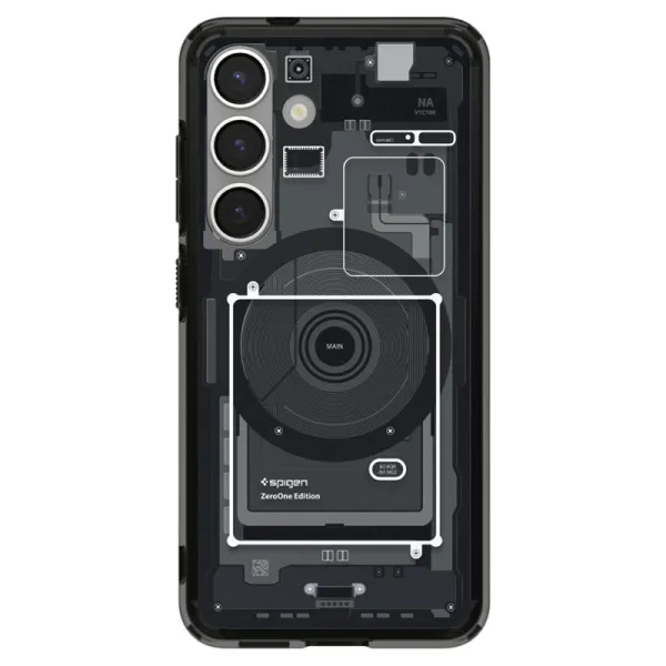 Spigen Ultra Hybrid Mag MagSafe - Case for Samsung Galaxy S25 (Zero One Black)