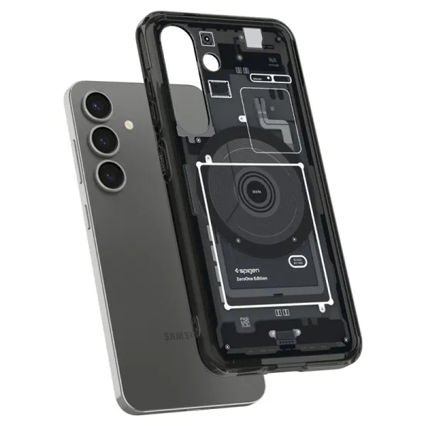 Spigen Ultra Hybrid Mag MagSafe - Case for Samsung Galaxy S25 (Zero One Black)