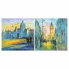 Полотно DKD Home Decor Полотно Деревянный MDF 100 x 3 x 100 cm