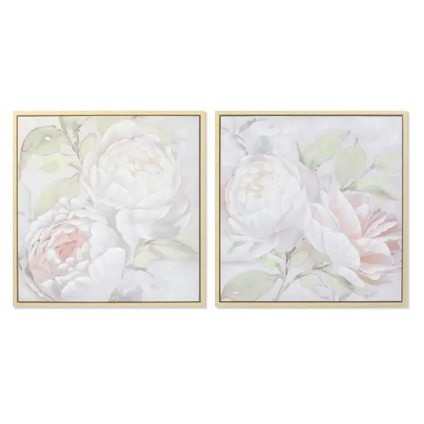 Canvas DKD Home Decor Canvas 80 x 4 x 80 cm