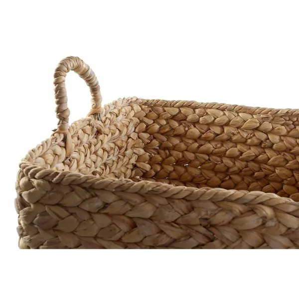 Grozs DKD Home Decor Brūns Dabisks niedres (2 Daudzums)