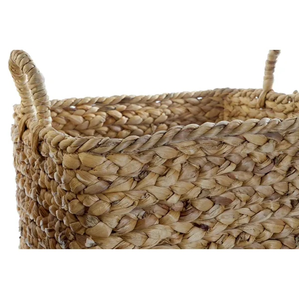Grozs DKD Home Decor Brūns Dabisks niedres (2 Daudzums)