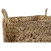 Набор корзин DKD Home Decor Коричневый Натуральный тростник (2 Предметы)