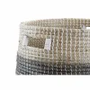 Korisetti DKD Home Decor Harmaa Luonnollinen Meriruoho (3 Kappaletta)