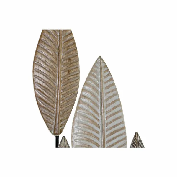 Декоративная фигура DKD Home Decor Бамбук Железо Листья (33 x 10 x 81 cm)