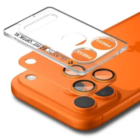 Spigen Optik Pro XL Glas.TR EZ Fit - iPhone 17 Pro Lens Protector (Orange)