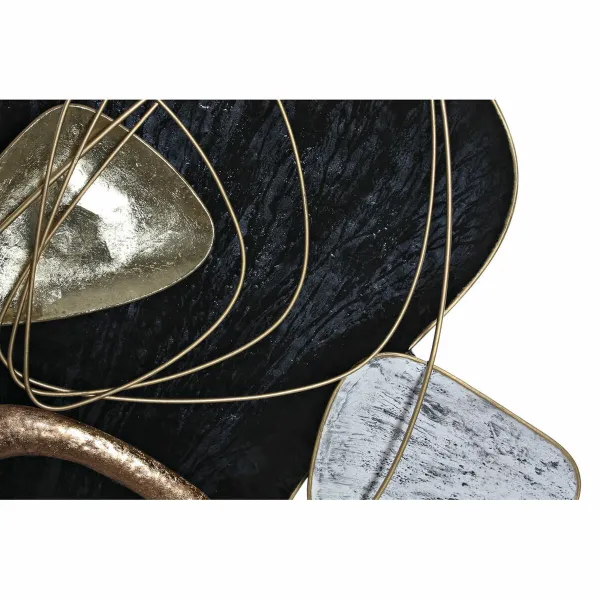 Sienu dekors DKD Home Decor Metāls Abstrakts (101 x 9 x 85 cm)