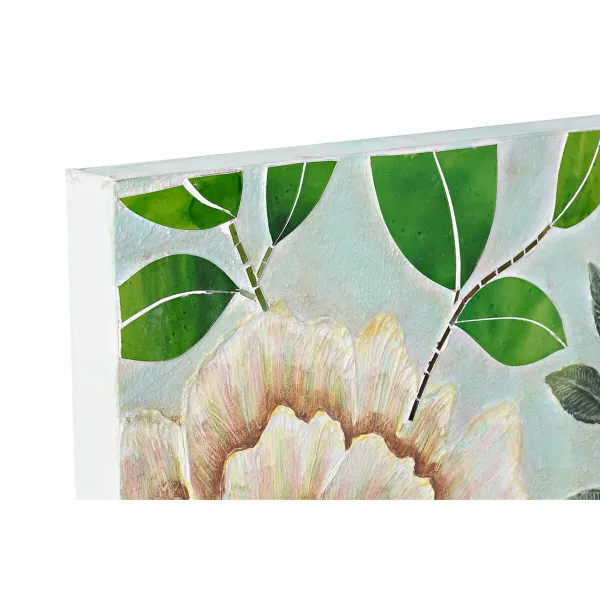 Полотно DKD Home Decor Разноцветный Цветы 80 x 4 x 120 cm (1 штук)