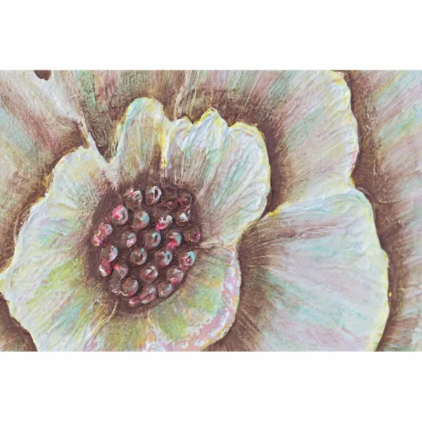 Полотно DKD Home Decor Разноцветный Цветы 80 x 4 x 120 cm (1 штук)