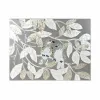 Canvas DKD Home Decor Bēšs Pelēks Augu lapa 90 x 4 x 70 cm