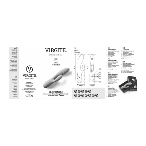 G-Spot Vibrator Virgite Purple