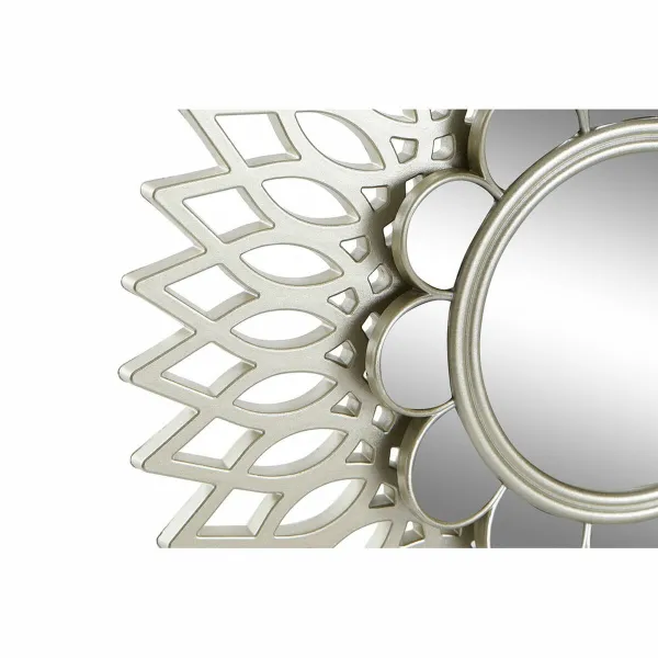 Veidrodžių rinkinys DKD Home Decor Siena polipropileno Auksinis Veidrodis (2 pcs) (35 x 3.5 x 35 cm)