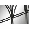 Seinäpeili DKD Home Decor Musta Moderni 76 x 4 x 76 cm