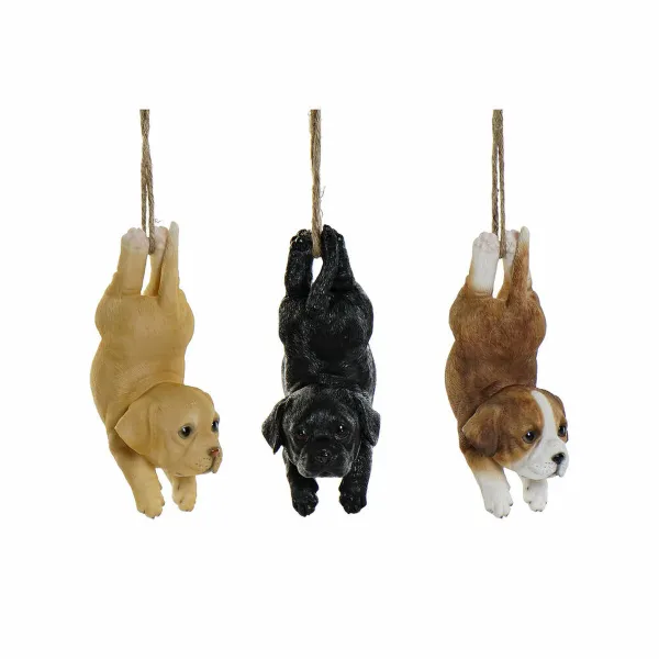 Dekoratyvinė figūrėlė DKD Home Decor Derva Šuo (9 x 10.5 x 20 cm) (3 pcs)