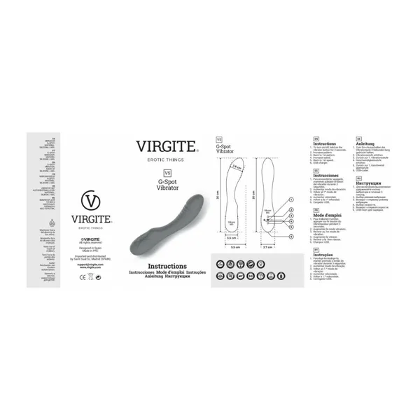 G-Spot Vibrator Virgite Purple