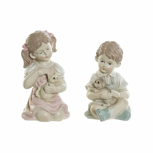 Декоративная фигура DKD Home Decor Смола Pебенок (14.5 x 16 x 26 cm) (2 pcs)