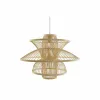 Kattolamppu DKD Home Decor Bambu (50 x 50 x 37 cm)