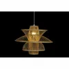 Ceiling Light DKD Home Decor Bamboo (50 x 50 x 37 cm)