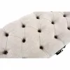 Банкетка DKD Home Decor   Бежевый лён Деревянный MDF (122 x 47 x 43 cm)