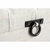 Taburetė DKD Home Decor   Rusvai gelsva Linas Medžio MDF (122 x 47 x 43 cm)