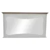Seinäpeili DKD Home Decor Valkoinen Luonnollinen 105 x 64 x 4,5 cm
