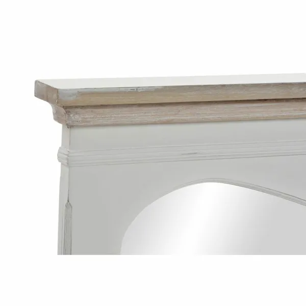 Seinäpeili DKD Home Decor Valkoinen Luonnollinen 105 x 64 x 4,5 cm