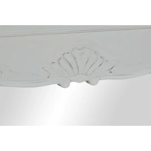 Sieninis veidrodis DKD Home Decor Balta Natūralus 105 x 64 x 4,5 cm