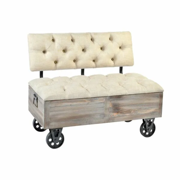 Jakkara DKD Home Decor   Kuusi Musta Beige Ruskea Polyesteri (100 x 51 x 77 cm)