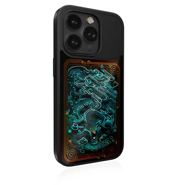 STM Reveal Warm MagSafe - Case for iPhone 15 Pro (Black Realm)