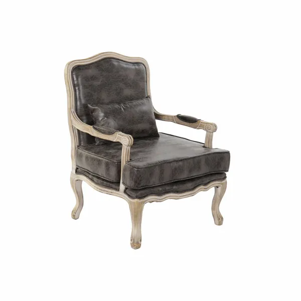Кресло DKD Home Decor Коричневый Натуральный 70 x 66 x 94 cm