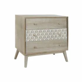 Kumode DKD Home Decor 80 x 42 x 80 cm Dabisks Balts Augu lapa