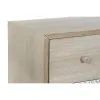 Тумба с ящиками DKD Home Decor 80 x 42 x 80 cm Натуральный Белый Лист растения