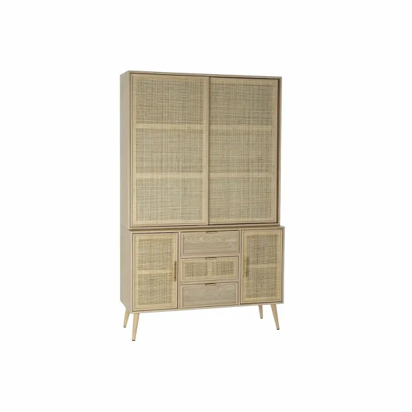 Esittelyteline DKD Home Decor 120 x 38,5 x 196 cm Luonnollinen Puu MDF