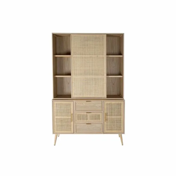 Esittelyteline DKD Home Decor 120 x 38,5 x 196 cm Luonnollinen Puu MDF