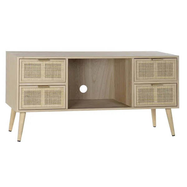 TV mēbeles DKD Home Decor Daudzkrāsains Dabisks Paulovnijas koks Koks MDF 120 x 42 x 60 cm