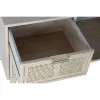 Televizoriaus baldai DKD Home Decor Spalvotas Natūralus Paulovnijos mediena Medžio MDF 120 x 42 x 60 cm
