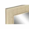 Sieninis veidrodis DKD Home Decor Spalvotas Natūralus Medžio Vintage Scandi 70,5 x 2,5 x 100,5 cm