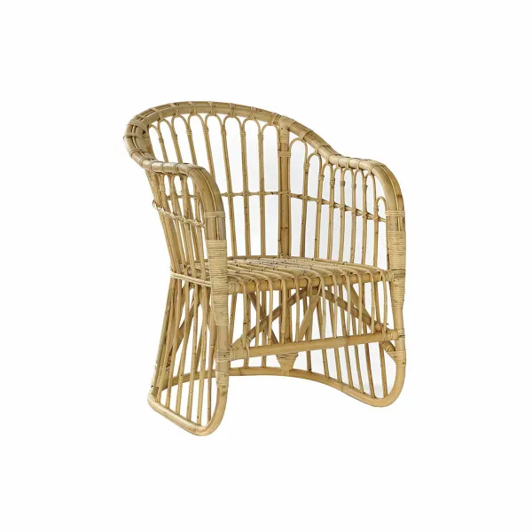 atzveltnes krēsls DKD Home Decor Gaiši brūns Rotangpalma (62 x 72 x 83 cm)