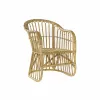 Кресло DKD Home Decor Светло-коричневый ротанг (62 x 72 x 83 cm)