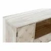 TV mēbeles DKD Home Decor 118 x 40 x 65 cm Metāls Gaiši brūns Paulovnijas koks Ciedra