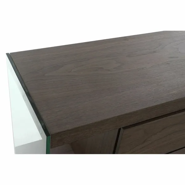 Indauja DKD Home Decor   Ruda Skaidrus Stiklas Graikinis riešutas Medžio MDF 160 x 45 x 80 cm